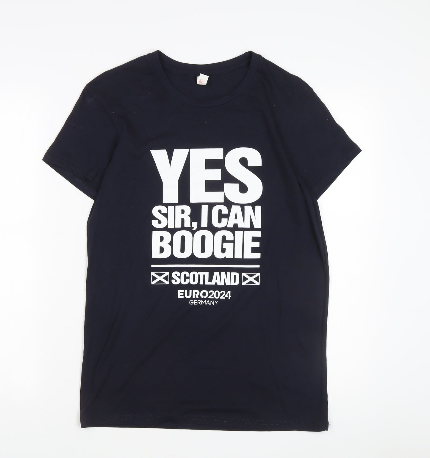 Eco Spirit Men's Blue Sports Graphic T-Shirt, Size S