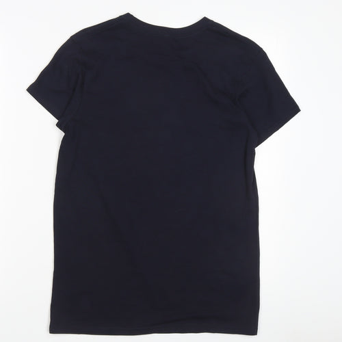 Eco Spirit Men's Blue Sports Graphic T-Shirt, Size S