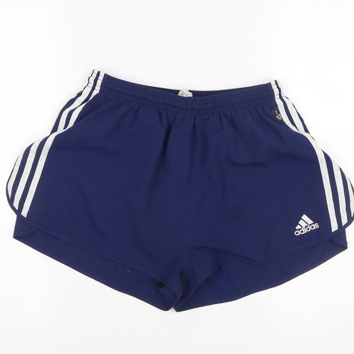 Adidas Men's Blue Athletic Shorts, Size M