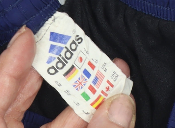 Adidas Men's Blue Athletic Shorts, Size M