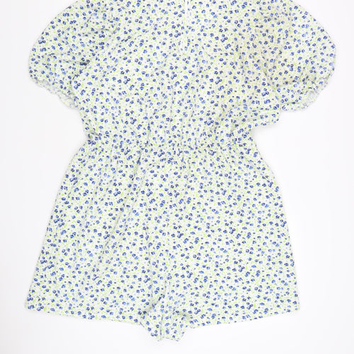 George Women's Multicoloured Floral Viscose Playsuit Size 20