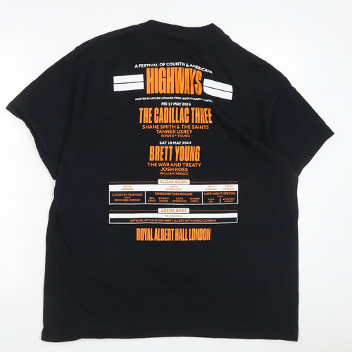 Gildan Men's Black XL Music Concert T-Shirt