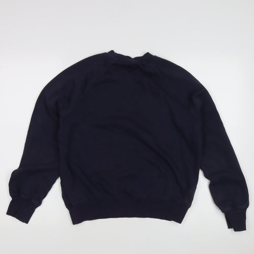 H&M Blue Unisex Firenze Sweatshirt, Size 14