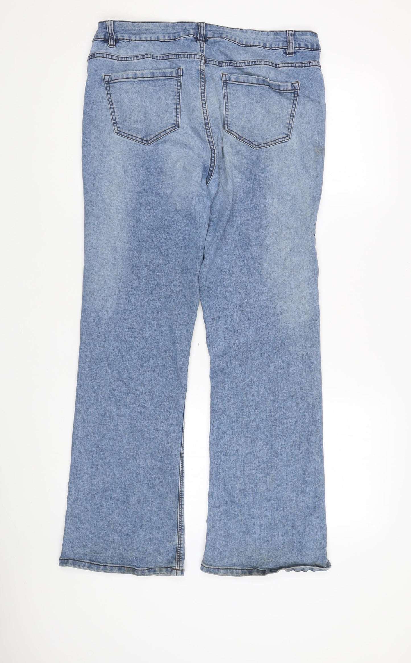 George Women's Blue Bootcut Jeans Size 16