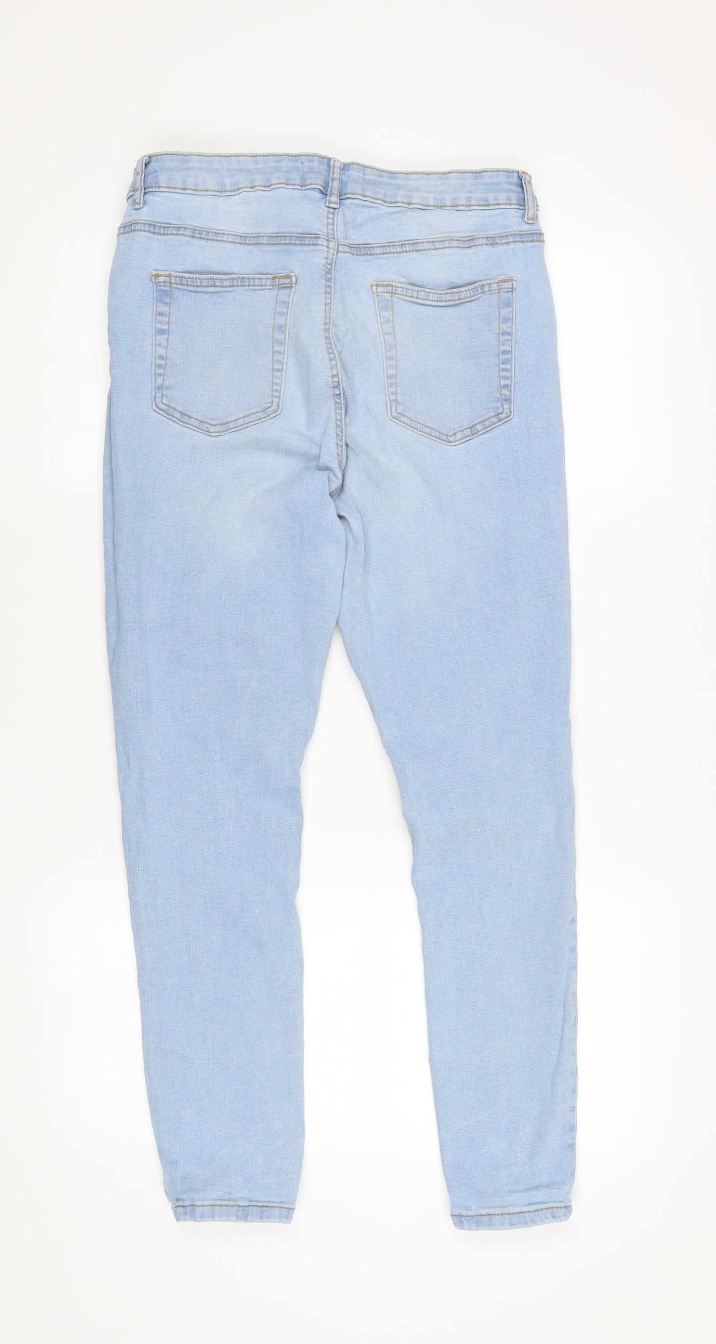Denim Co Women's Blue Skinny Jeans Size 14