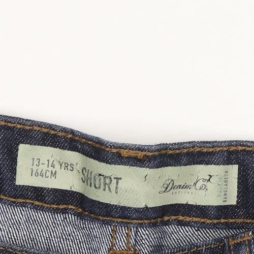 Denim Co Unisex Kids Blue Denim Shorts 13-14 Years