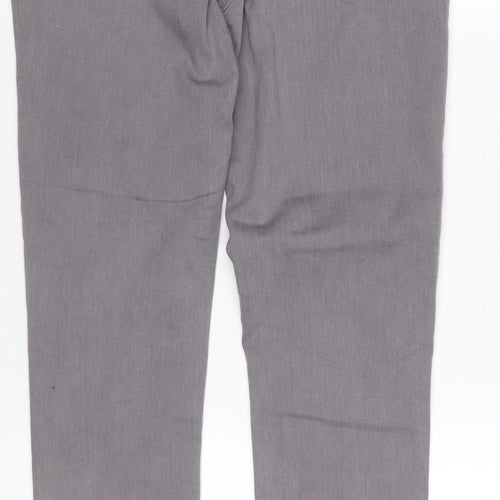 Peacocks Women's Grey Skinny Mid Rise Jeans Size 10