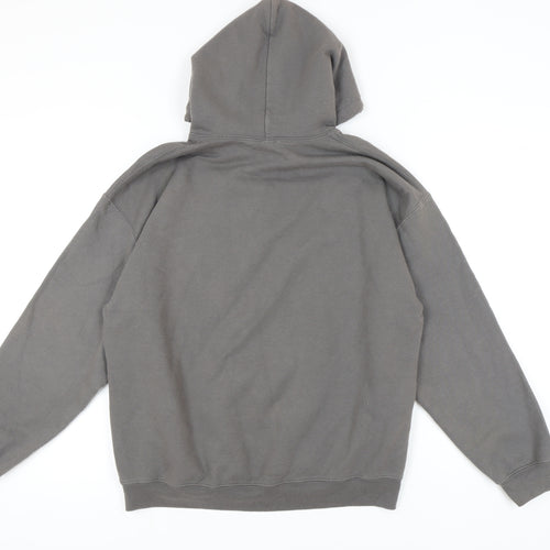 G&G Men's Grey Pullover Hoodie, Size L