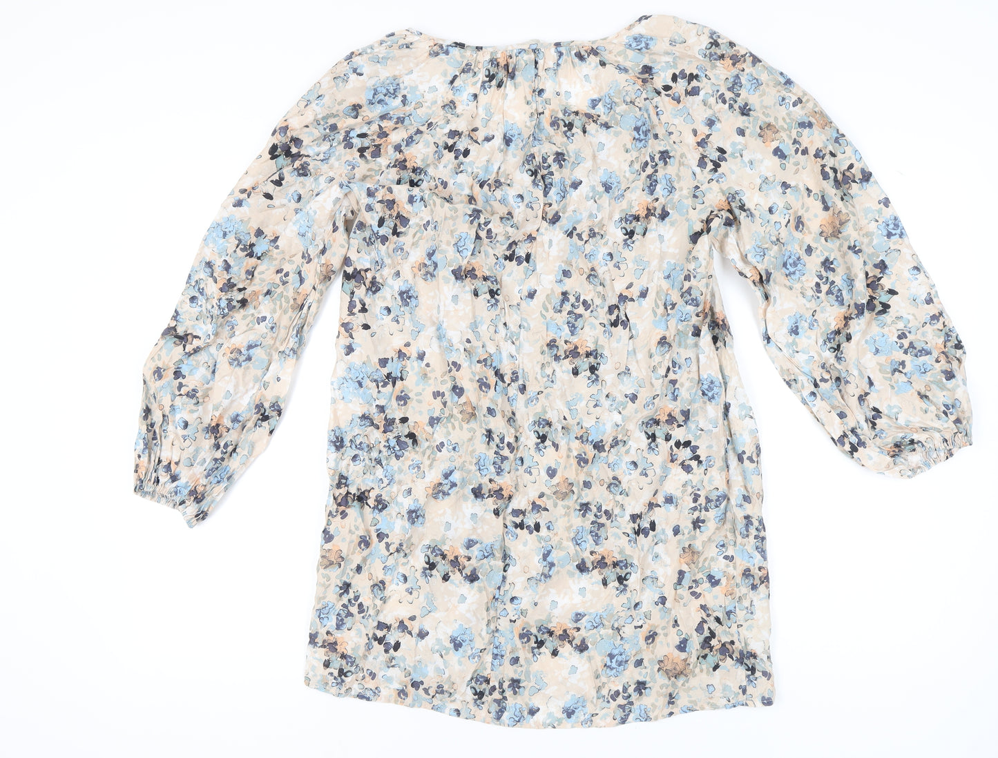 H&M Women's Floral Shift Dress, Size S, Multicoloured