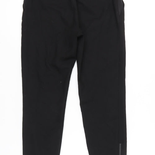 Diesel Women's Black Ankle Trousers, Size 27, Slim Fit