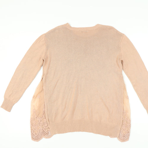 Apricot Women's Beige Pullover Jumper Size 10