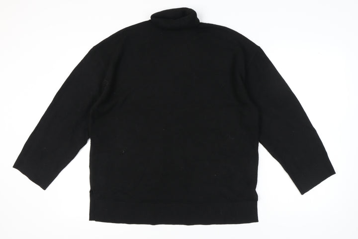 Marks and Spencer Women's Black Roll Neck Jumper