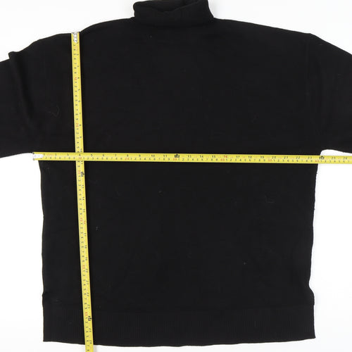 Marks and Spencer Women's Black Roll Neck Jumper