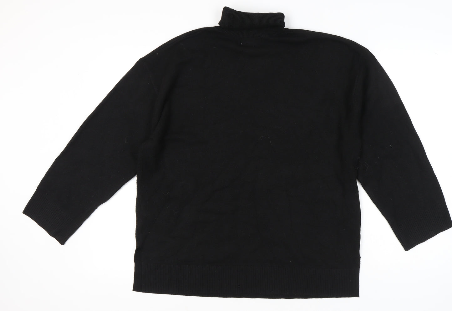 Marks and Spencer Women's Black Roll Neck Jumper