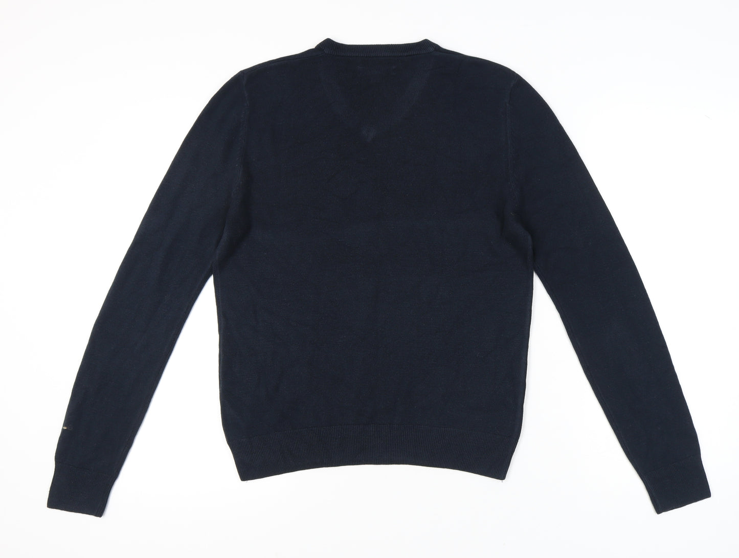 Marks and Spencer Men's Black V-Neck Pullover Jumper M