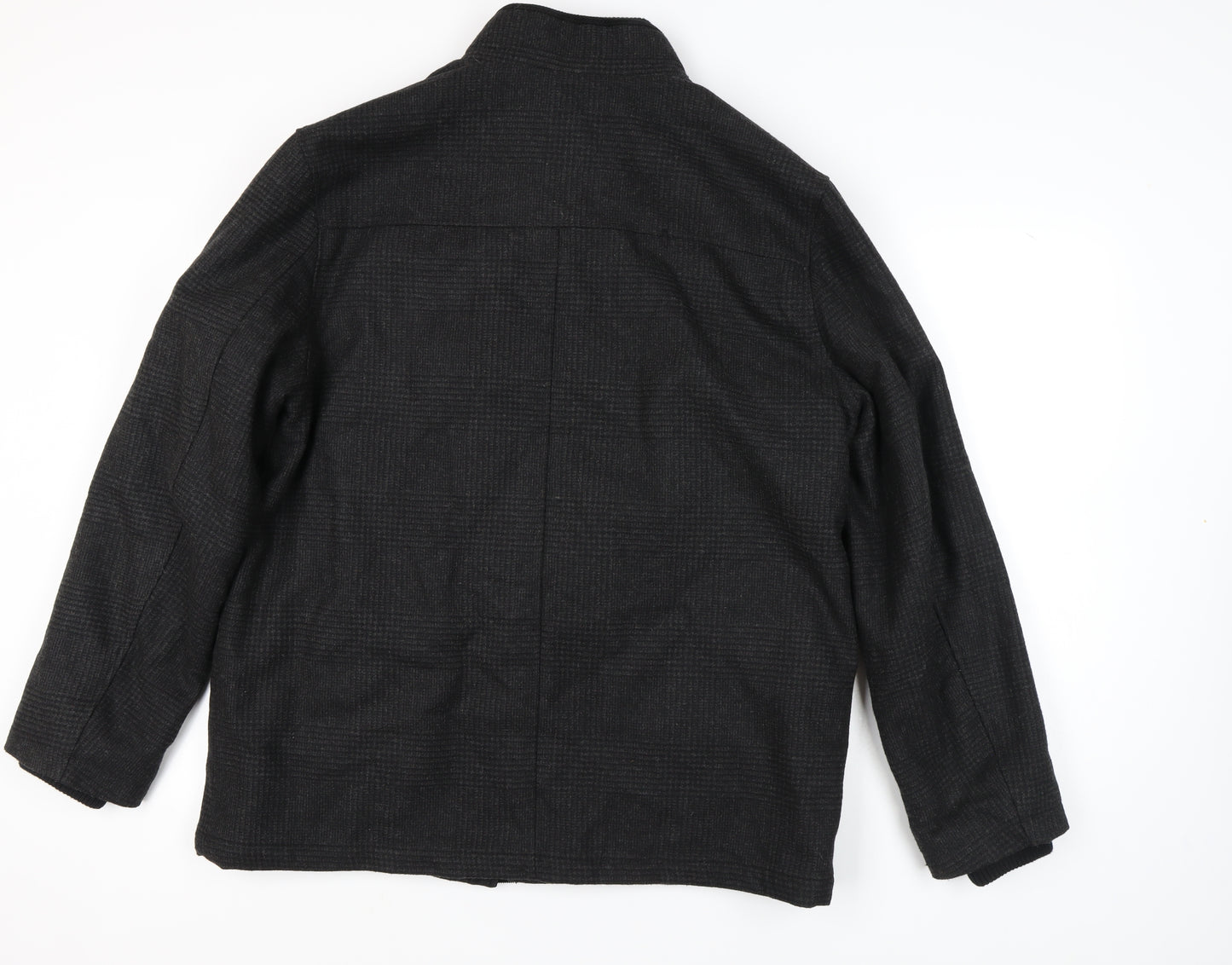 Lincoln Men's Black XL Check Jacket