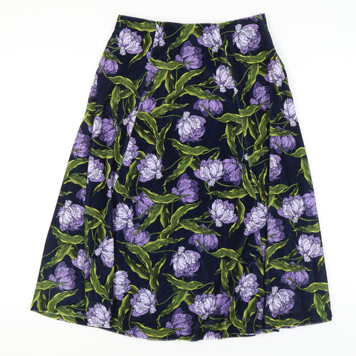Marks and Spencer Women's Floral A-Line Long Skirt Size 10