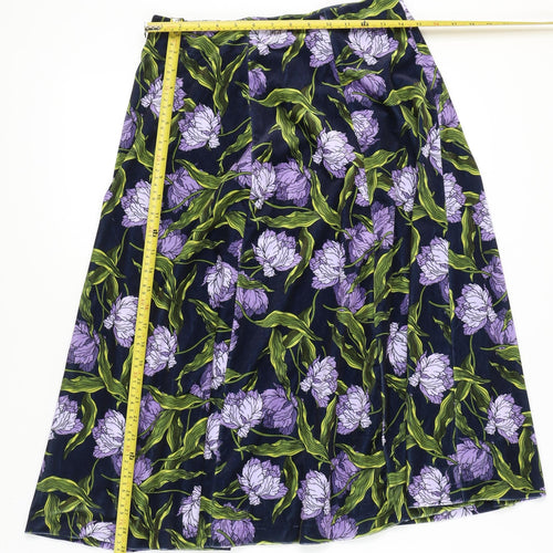 Marks and Spencer Women's Floral A-Line Long Skirt Size 10
