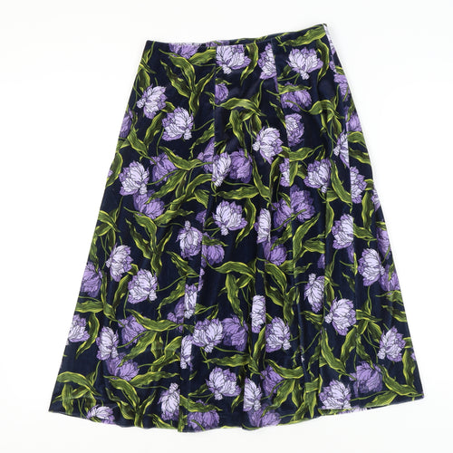 Marks and Spencer Women's Floral A-Line Long Skirt Size 10