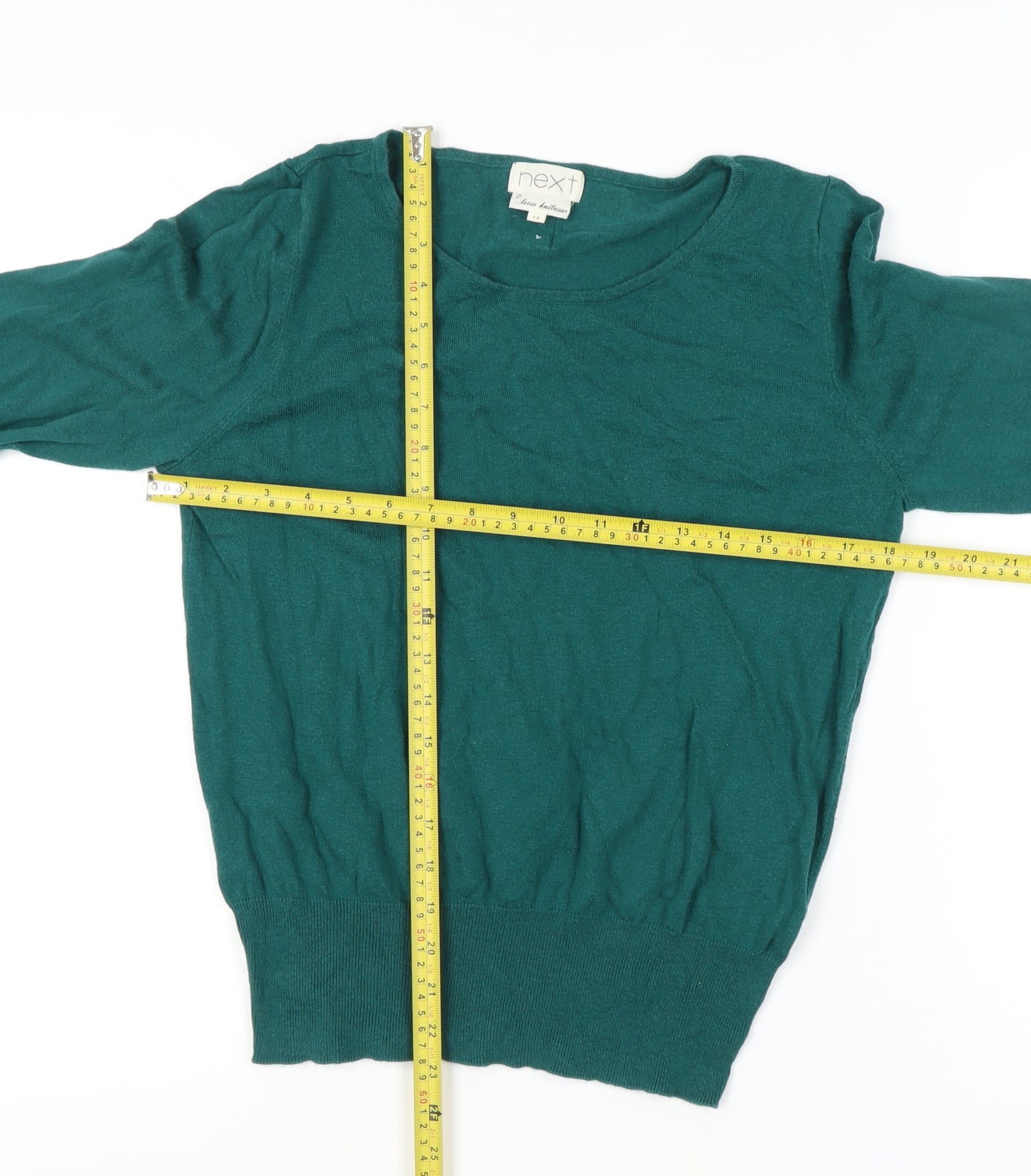 Next Green Women's Pullover Jumper, Size 14