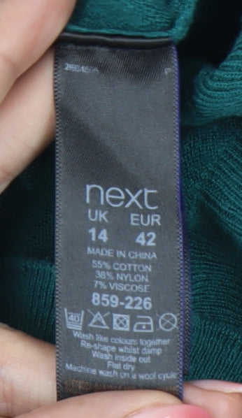 Next Green Women's Pullover Jumper, Size 14