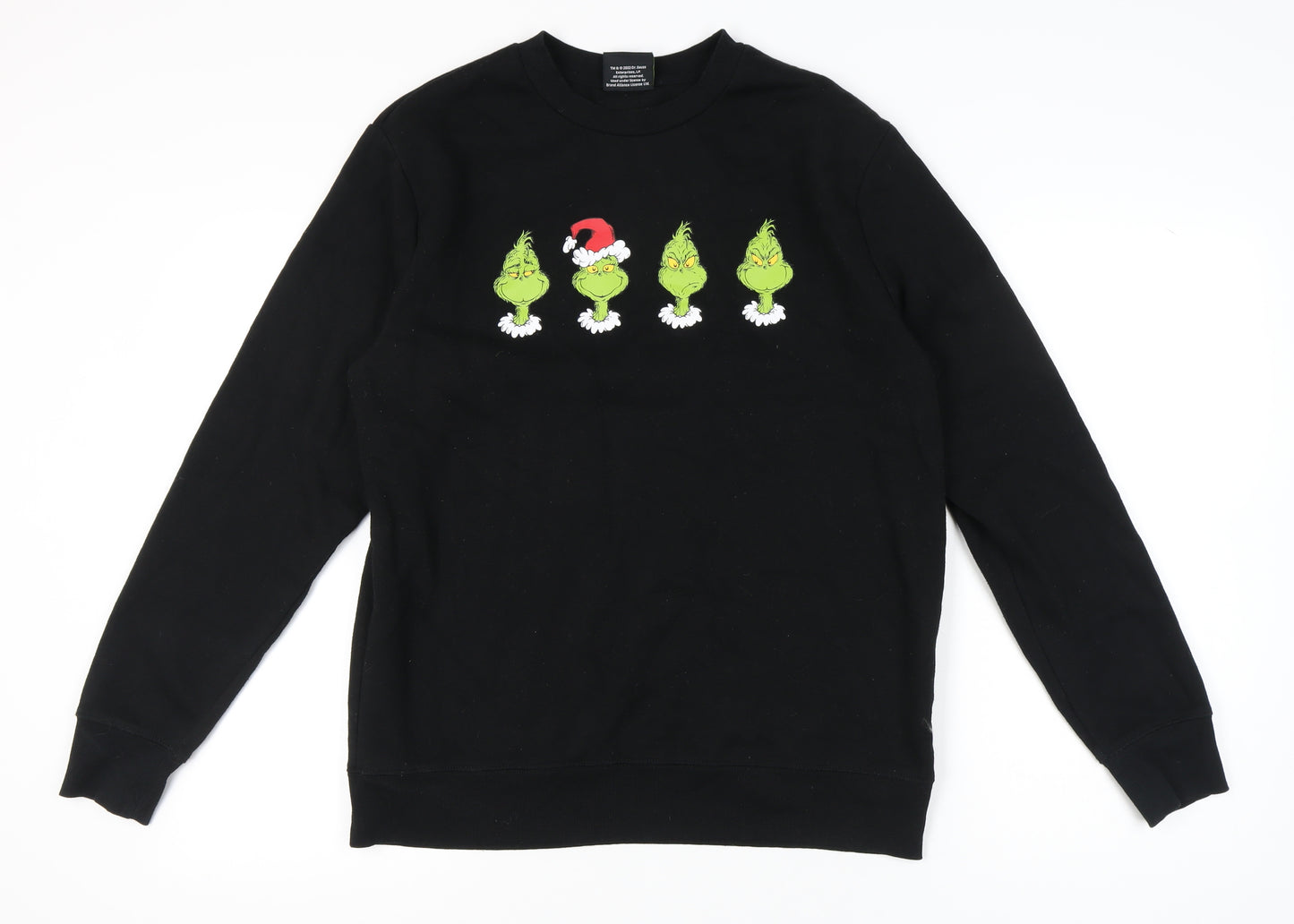 The Grinch Men's XL Black Pullover Sweatshirt