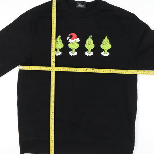 The Grinch Men's XL Black Pullover Sweatshirt