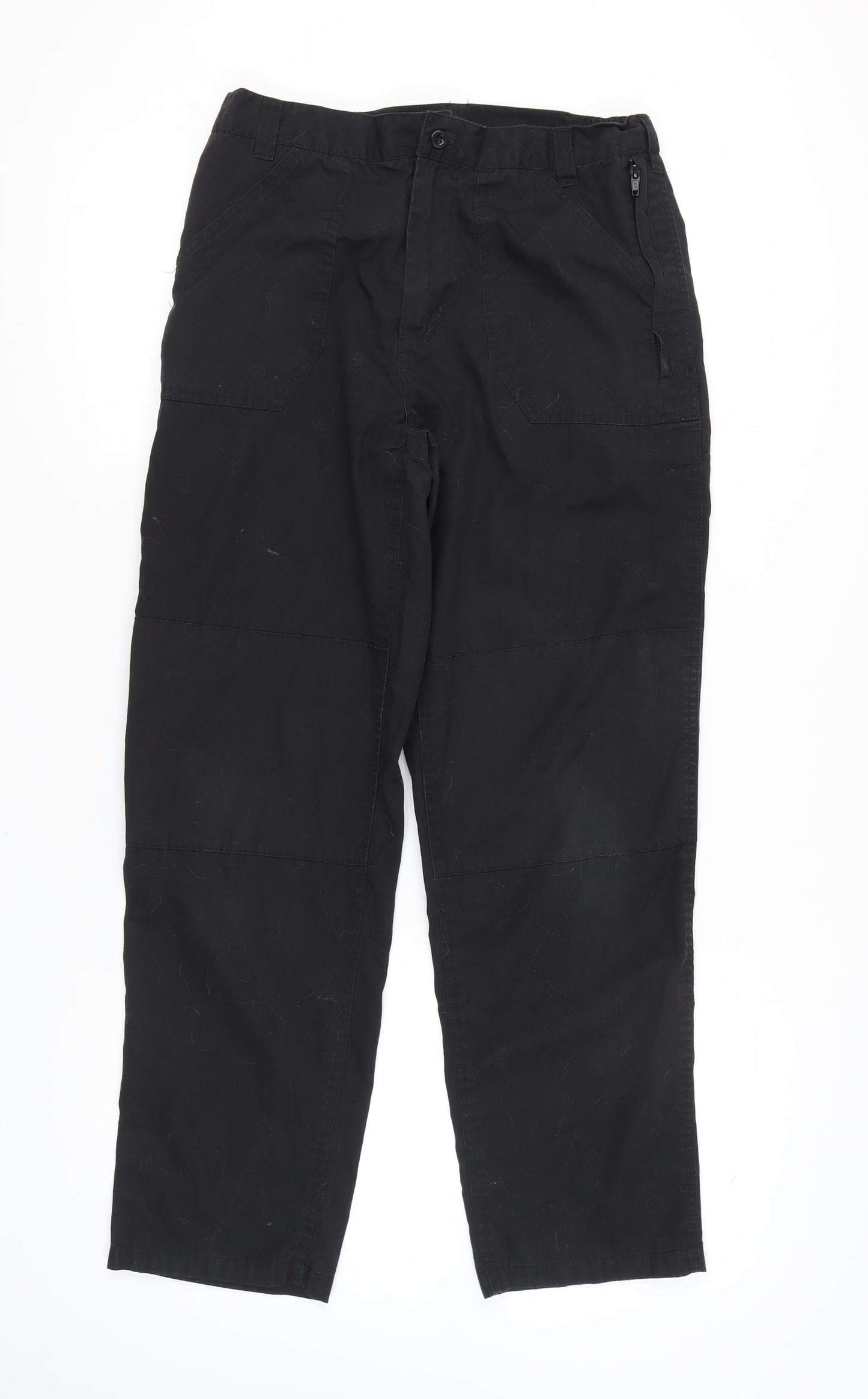 Mountain Warehouse Black Cargo Trousers Men Size 36