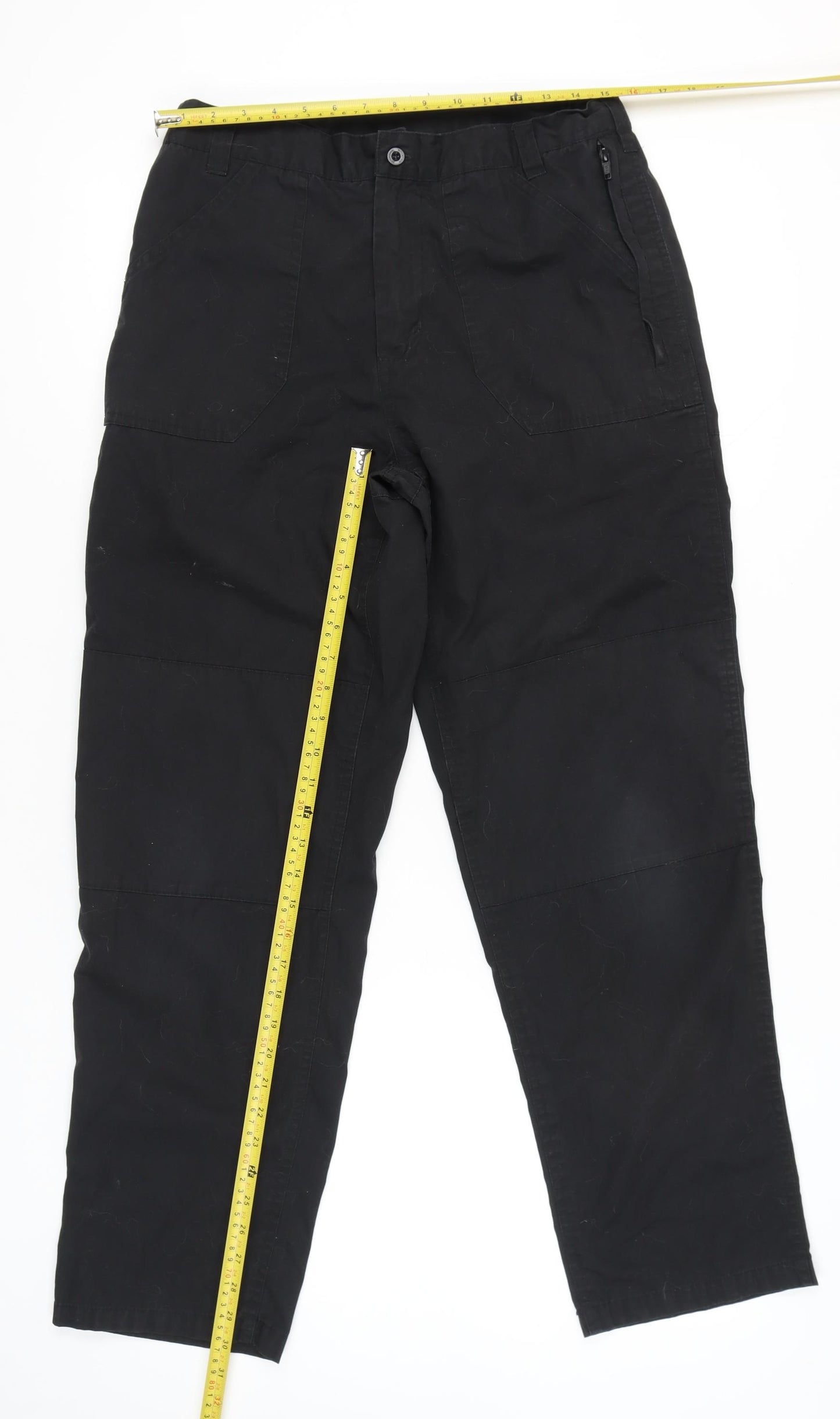 Mountain Warehouse Black Cargo Trousers Men Size 36