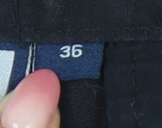 Mountain Warehouse Black Cargo Trousers Men Size 36