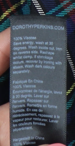 Dorothy Perkins Women's Multicoloured A-Line Midi Skirt