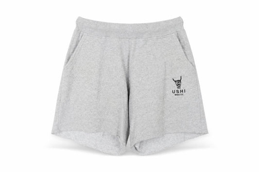 Ushi Men's Grey M Sweat Shorts - Comfy & Stylish