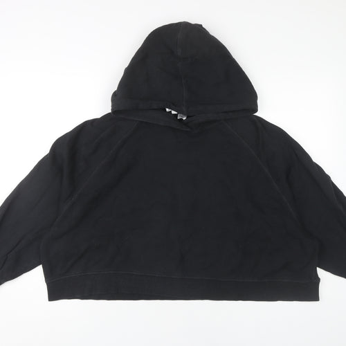 H&M Women's Black XL Pullover Hoodie, Casual & Comfy