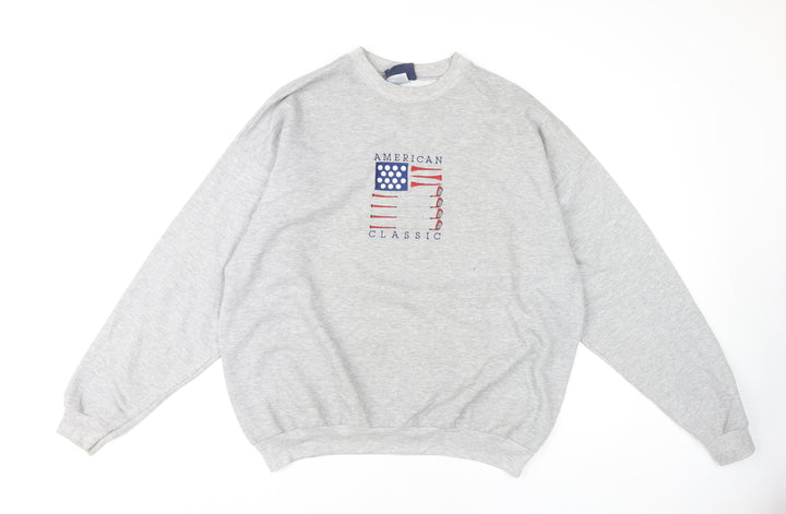 M&C Sport Men's Grey XL Pullover Sweatshirt