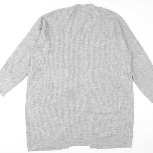 New Look Women's Grey Long Sleeve Cardigan Size L