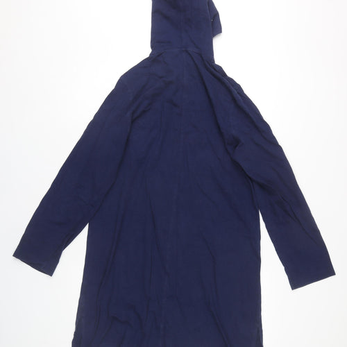 Lands' End Women's Blue Full Zip Hoodie, M