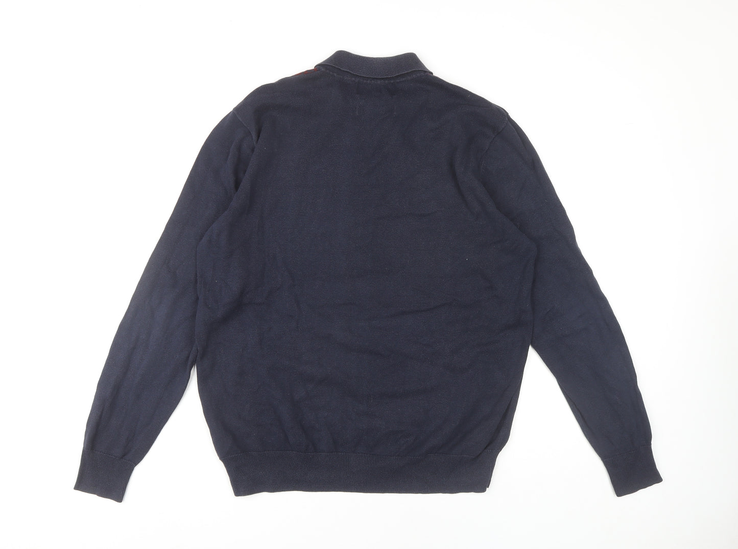 Marks and Spencer Men's Blue Polo L