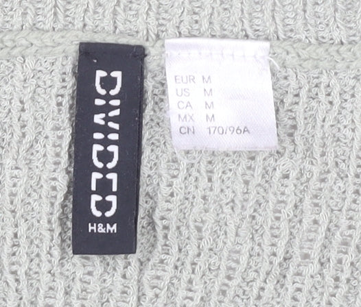 H&M Womens Grey Cardigan Size 12 Button Knit