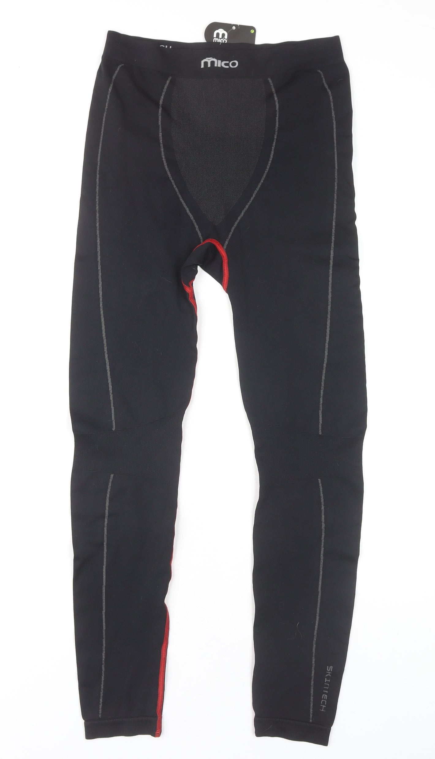 Mico Women's Black Slim Fit Compression Leggings