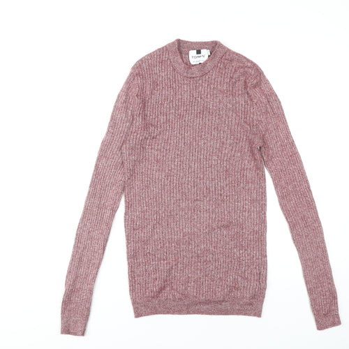 Topman Men's Red Pullover Jumper, M, Crew Neck