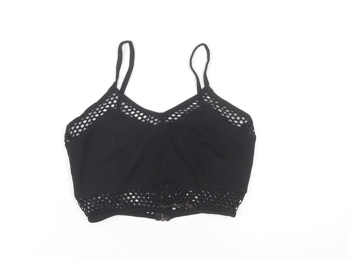 River Island Black Cropped Tank Top for Women
