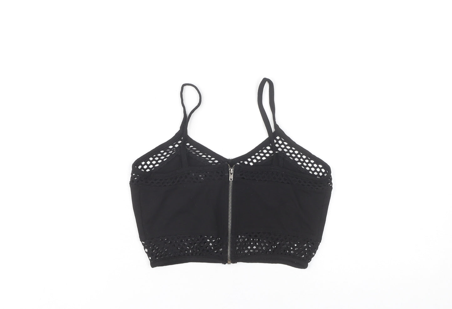River Island Black Cropped Tank Top for Women