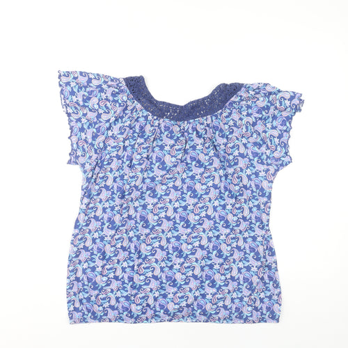 Peacocks Women's Multicoloured Paisley Top Size 14