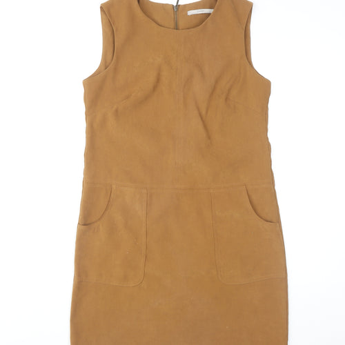 George Women's Brown Shift Dress Size 10 Light Casual