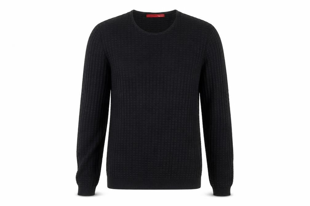 Zara MAN Black Cotton Pullover Jumper - M