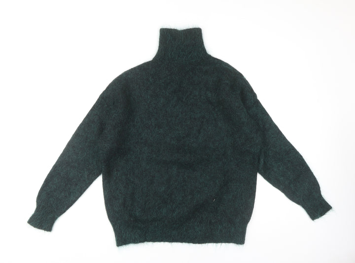 Weekday Women's XS Green Knit Pullover Jumper