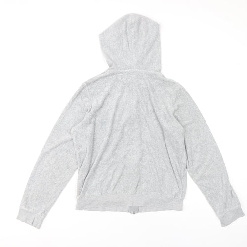 Marks & Spencer Women's Grey Full Zip Hoodie Size 16