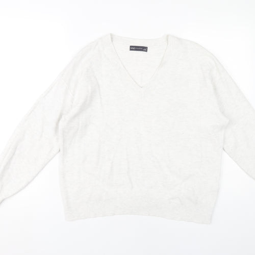Marks and Spencer Women's Grey Pullover Jumper M