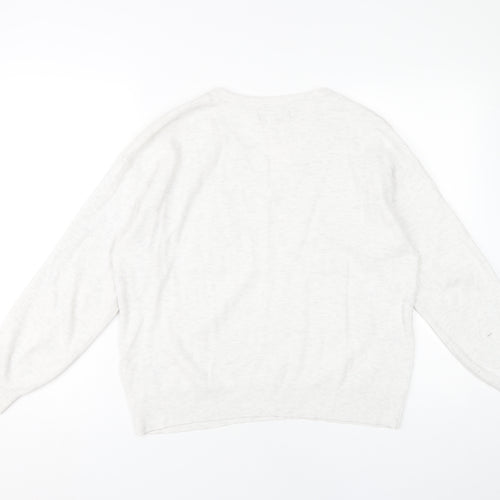 Marks and Spencer Women's Grey Pullover Jumper M