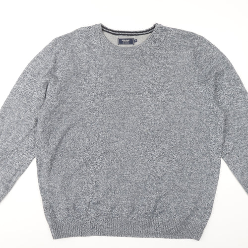 MAINE New England Men's Grey Pullover Sweater 2XL